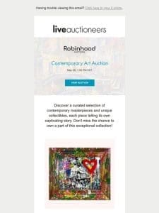 Robinhood Auctions | Contemporary Art Auction