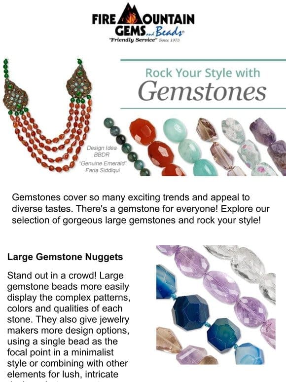 Rock Your Designs with Trendy Gemstones!