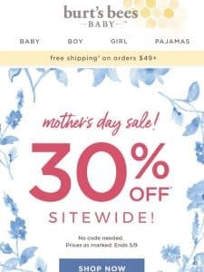 SALE! 30% OFF! Get your gifts!