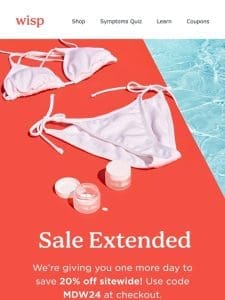 SALE EXTENDED