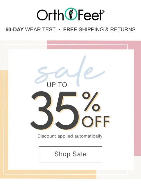 SALE: Up to 35% OFF your favorite styles