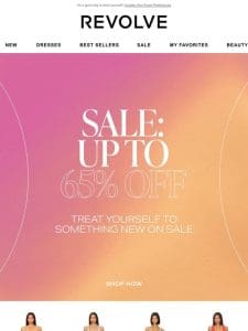 SALE: Up to 65% Off