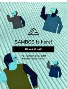 SAMBOB Hoodies are Here!