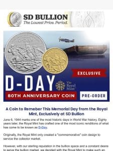 SD EXCLUSIVE – 2024 D-Day Coins from The Royal Mint