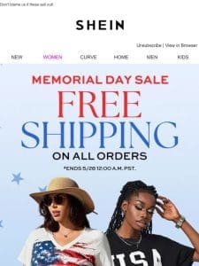 SHEIN Brands | Memorial Day Sale， get the Season’s Top Buys!