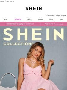 SHEIN Collections | Turn Your Back on Boring