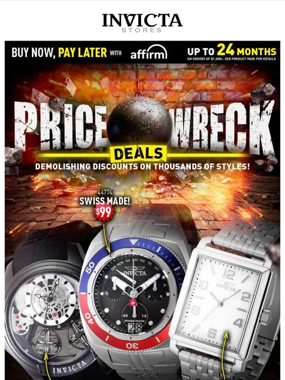SWISS MADE Watches At ONLY $99❗PRICE WRECK❗
