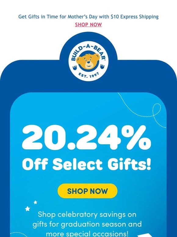 Sale – 20.24% OFF Grad Gifts & More!