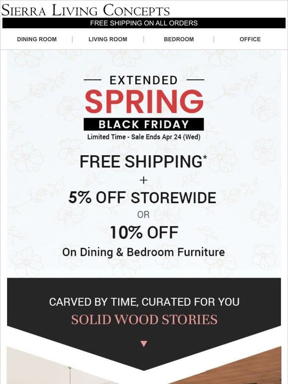 Sale Extended | Spring Black Friday | Save More