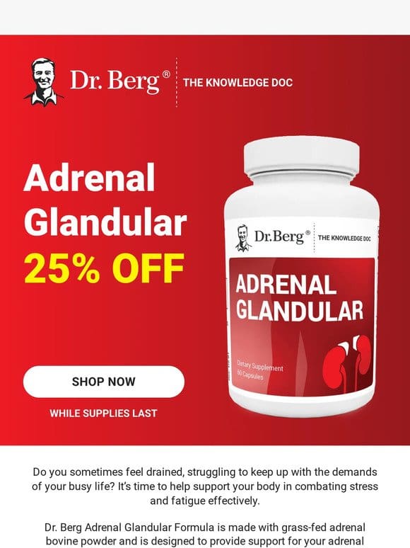 Save Big on Adrenal Support – Limited Time Offer Inside