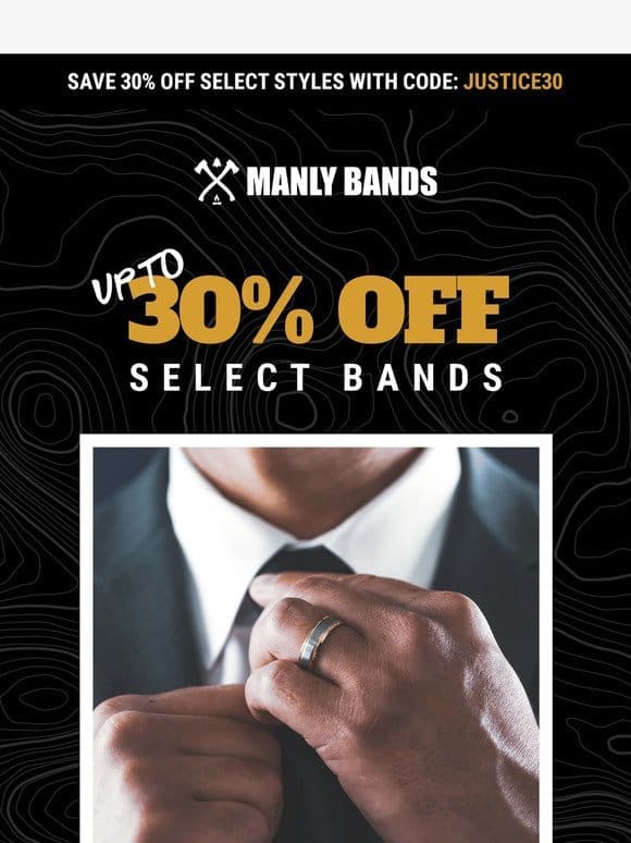 Save Up to 30% On the Perfect Wedding Band!