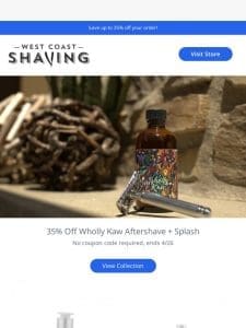 Save big on Wholly Kaw Aftershave + Splash