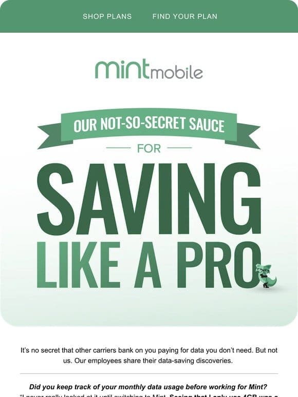 Save on wireless like a Mint employee