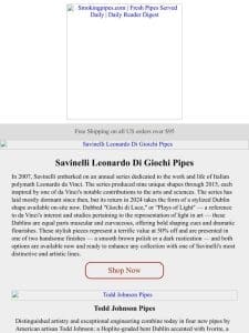Savinelli Leonardo Di Giochi Pipes | Inspired By Leonardo da Vinci