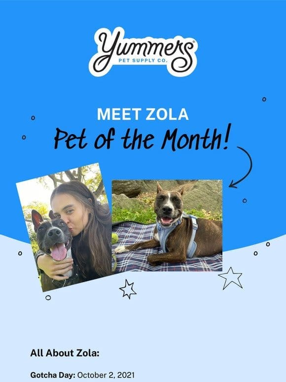 Say hi ? to our April Pet of the Month ?