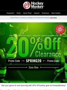 ? Score Big: 20% Off All Clearance Items! Don’t Miss Out! ???