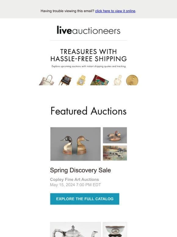 Seamless Shipping for Your Auction Wins