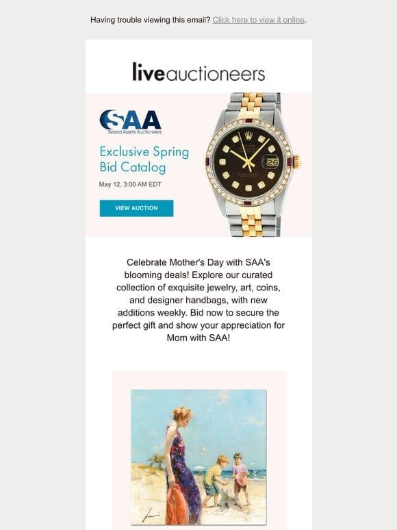 Seized Assets Auctioneers | Exclusive Spring Bid Catalog