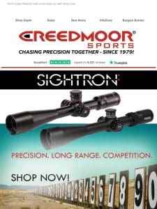 Select Sightron Scopes Are On Sale!
