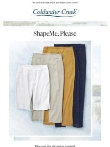 ShapeMe Pants in Summer Lengths You’ll Love