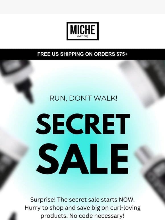 Shhh…It’s A Secret Sale