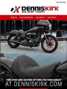 Shop Our Top Top Seating Brands For Your Harley!