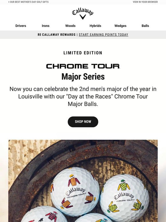 Shop The Limited Chrome Tour Balls For The 2nd Men’s Major