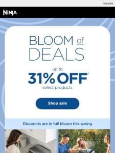 Shop now while the deals are blossoming.