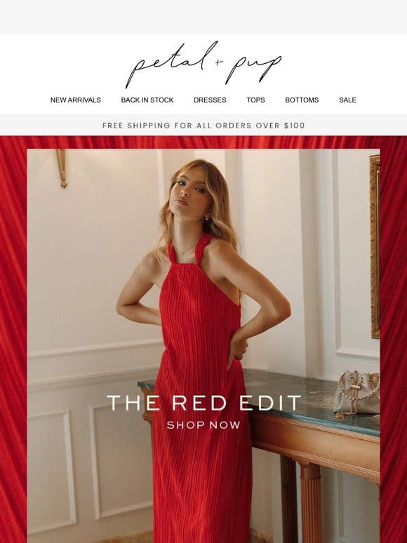 Shop the red edit ❤️