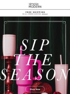 Sip The Season With New Drinkware!