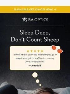 Sleep Deep， Don’t Count Sheep