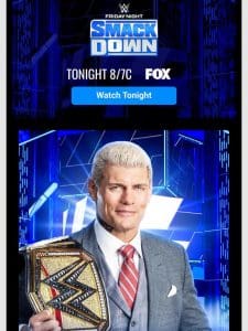 SmackDown Preview: “The American Nightmare” Cody Rhodes returns AND The King of the Ring Tournament continues!