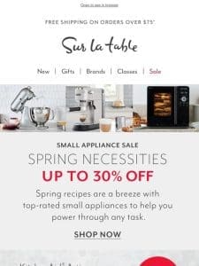 Small Appliance Sale—New deals just added!