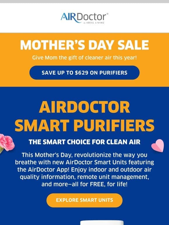 Smart purifiers & smart savings for Mom!