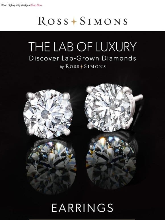 Spend less on sparkling gifts ✨ Explore a variety of lab-grown diamond earrings >>