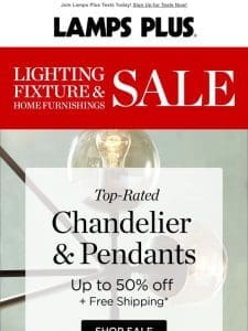 Spotlight: Chandelier Excellence Up to 50% Off