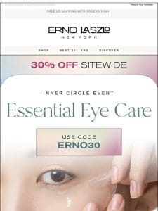 Spotted   30% Off Eye Care