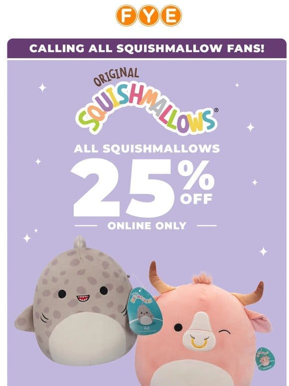 Squishmallow Savings Continue… ?