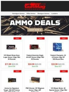 Stack These Ammo Deals Deep! | CCI Blazer Brass 9mm 124gr FMJ 50rd Box for $12