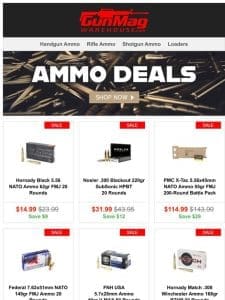 Stack These Rifle Ammo Deals Deep | Hornady Black 5.56 NATO 62gr 20rd Box for $15