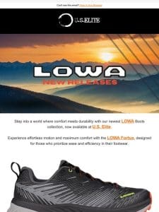 Step Into Innovation: Discover the New LOWA Boots