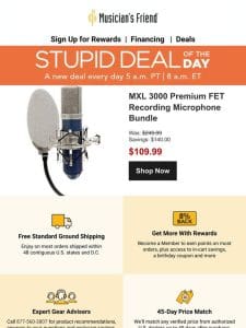 Stupid Deal of the Day now available!