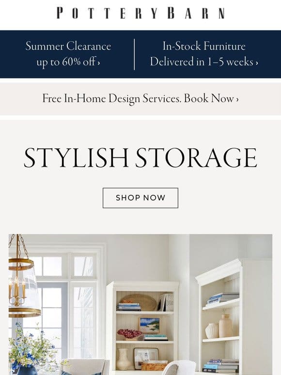 Stylish storage