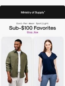 Sub-$100 Pieces: Shop Our Favorites