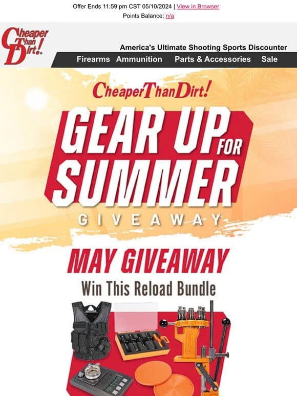 Summer Giveaway Starts Now – Open to See What You Could Win!