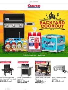 Summer Grill Duty? Let Us Help with Backyard Cookout Deals!