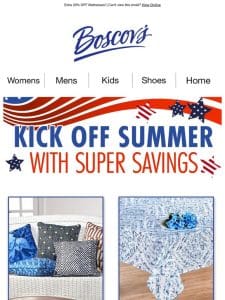 Summer Savings on all Your Outdoor Needs
