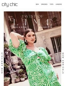 Summer With a Twist (of Lime) + 40% Off* New