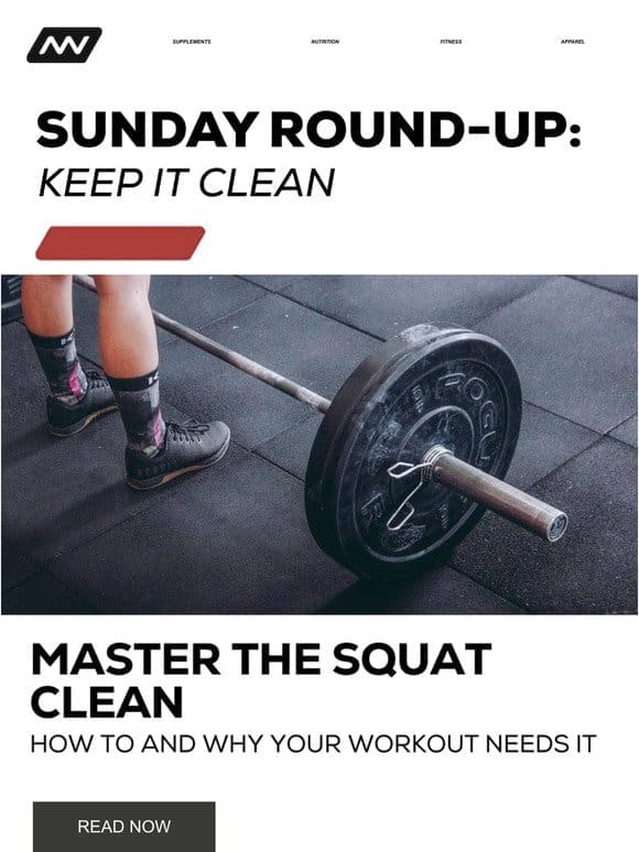 Sunday Round-Up: Keep It Clean