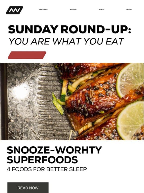 Sunday Round-Up: You Are What You Eat!